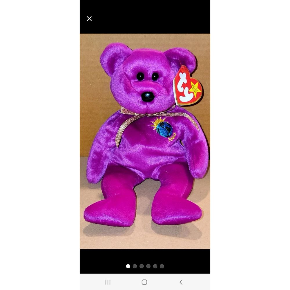 3/$20 Ty Beanie Babies 1999 Millennium the Bear